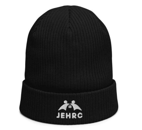 Organic Ribbed Beanie JEHRC_ Beechfield B50_Black